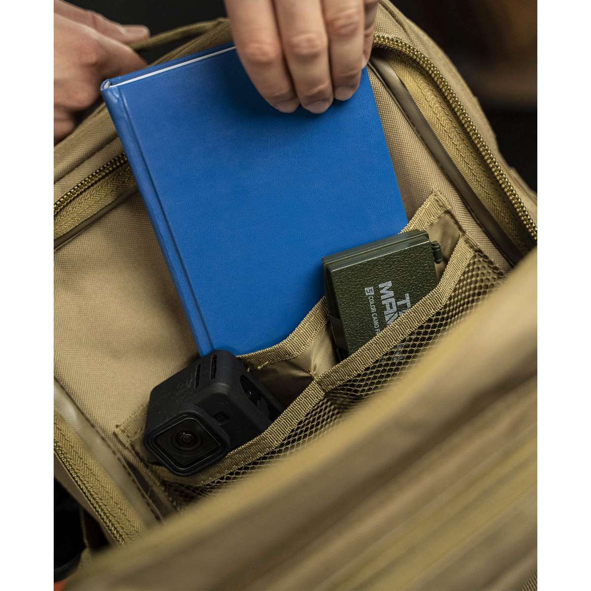 Tac Maven Assault Στρατιωτικό Σακίδιο Πλάτης Πολυεστέρας Coyote D16002-03